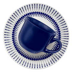 Xicara Café C/ Pires Colb Ceramica - A Gourmet