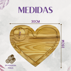 Fondue com Tabua Coração - A Gourmet