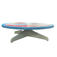 Bailarina Azul Giratória Redonda Soirac