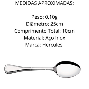 Colher de Café Croise Hercules aço inox Hercules