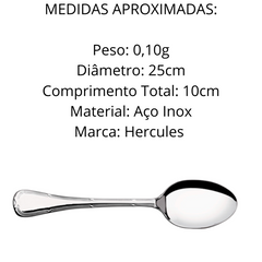 Colher de Café Croise Hercules aço inox Hercules