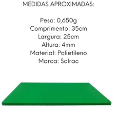 Placa de Corte Lisa Verde Soirac