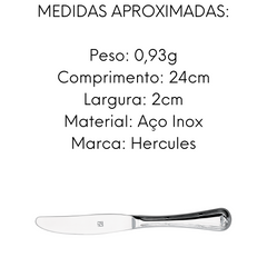 Faca Mesa Croise em Aço Inox Hercules