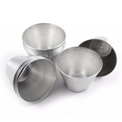 Conjunto 6 Forminhas Para Pudim de Aluminio A Gourmet