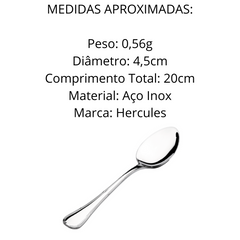 Colher Mesa Croise Hercules em Aço Inox Hercules