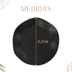 Prato sobremesa linha Ryo Volcano Oxford Oxford Pratos de Sobremesa