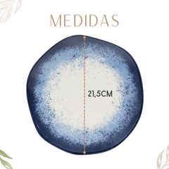 Prato sobremesa Galápagos oxford Oxford Pratos de Sobremesa