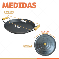 Tacho Aço Carbono 40cm