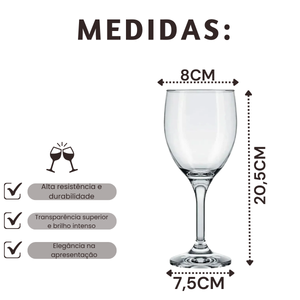 Taça Imperatriz Agua 445ml Nadir Taça