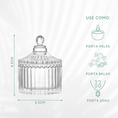 Potiche Decorativo Vidro - A Gourmet