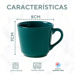 Xicara Chá Ceramica Refrataria 200ml