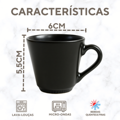 Xicara Café Cerâmica Refratária 70ml