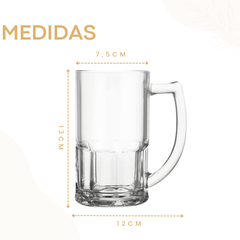 Caneca de Vidro Jade 340ml - A Gourmet