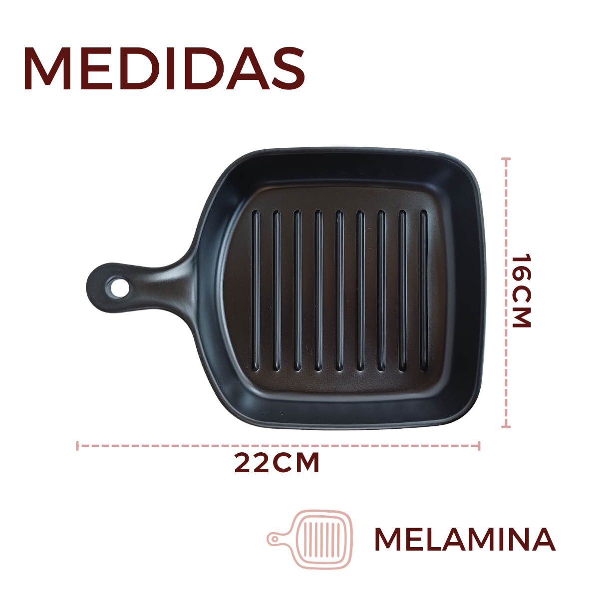 Mini Frigideira Melamina