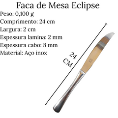 Faca de Mesa Eclipse Hércules Hercules