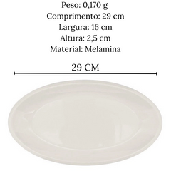 Travessa Melamina Plaza 30cm - A Gourmet