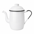 Bule Agata De Café Chá Esmaltado 1 Litro Interior Preto