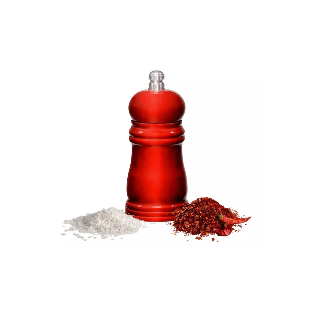 Moedor de Tempero Vermelho em Aço inox Etilux