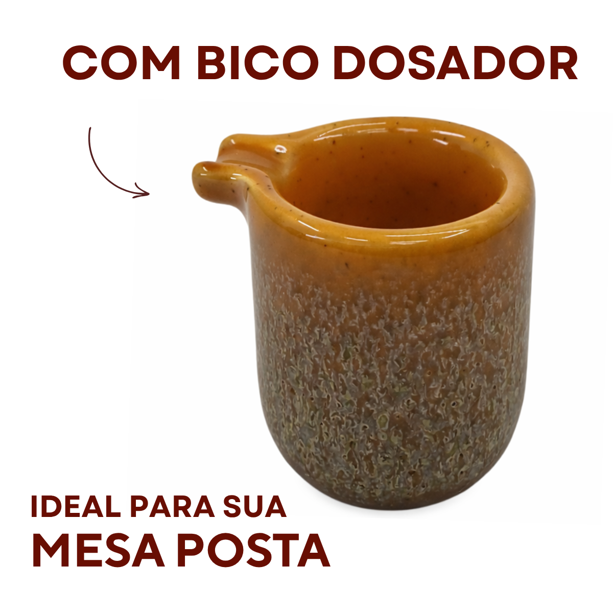 Molheira 50ml Cerâmica Refrátaria Romanha Wood