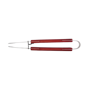 Pegador Para Churrasco de Aço Inox e Madeira - A Gourmet
