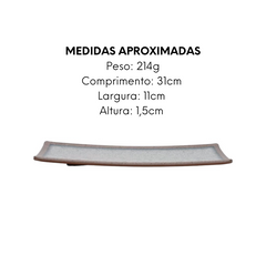 Prato Retangular Melamina Nippon Mimo Style