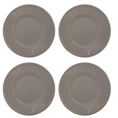 Prato Sobremesa Melamina Plissé - A Gourmet