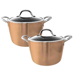 Caçarola Brilhante De Indução C/ Tampa De Vidro Antiaderente Jomafe