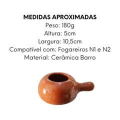 Rabeta Acendedor De Fogareiro De Barro N1 N2 - A Gourmet