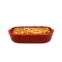 Assadeira Vermelha de Polipropileno 750ml - A Gourmet