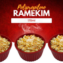 Ramequim de Polipropileno Vermelho 170ml - A Gourmet