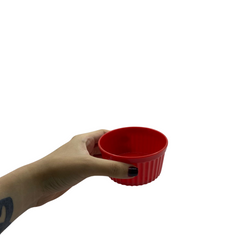 Ramequim de Polipropileno Vermelho 170ml - A Gourmet