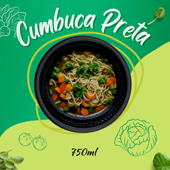 Cumbuca Preta de Polipropileno 750ml - A Gourmet