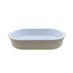 Assadeira Branca de Polipropileno 1,3L - A Gourmet