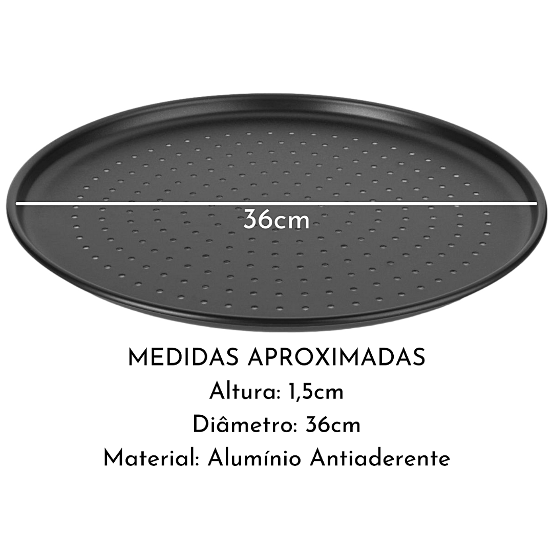 Forma Perfurada 36cm Antiaderente