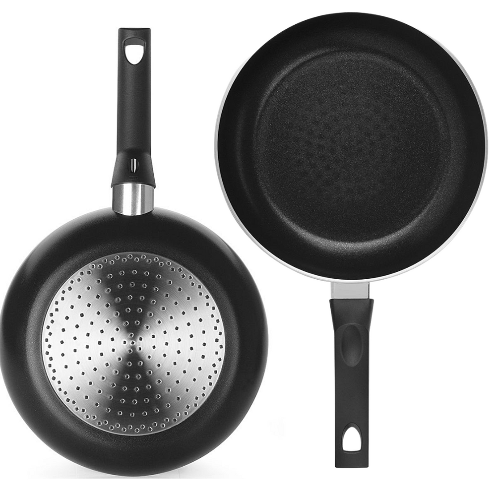 Frigideira Induct+ N22 de Aço Inox e Cabo Baquelite - A Gourmet