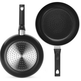 Frigideira Induct+ N22 de Aço Inox e Cabo Baquelite - A Gourmet