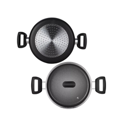 Caçarola N22 Induct+ Com Tampa de Vidro - A Gourmet