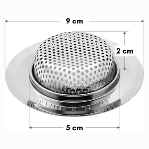 Ralo de Pia em Aço inox 9 cm Premium Original