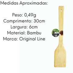 Espatula Bambu 30cm Original