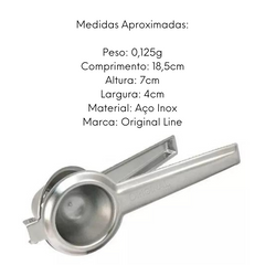 Espremedor de Limão Premium 18,5cm Original
