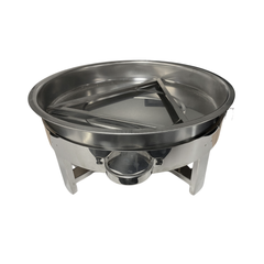 Rechaud Redondo 12L C/ Banho Maria de Aço inox - A Gourmet