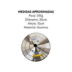 Tampa N35 Para Forma de Pizza em Aluminio Nacional