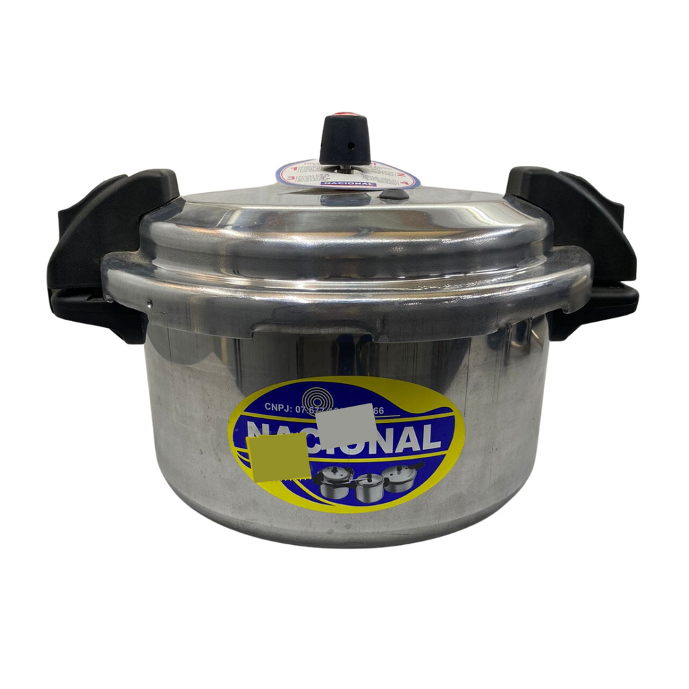 Panela de Pressão 12L Polida Fechamento Externo Nacional