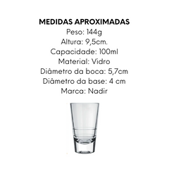 Copo Dose Caninha 100ml Nadir Nadir
