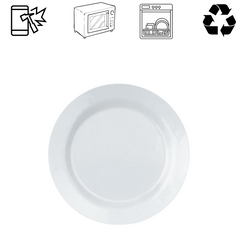 Prato Menu de Vidro Temperado 31cm Nadir