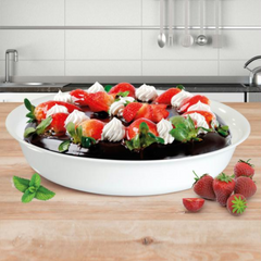 Assadeira Opaline Redonda Grande 2L Nadir