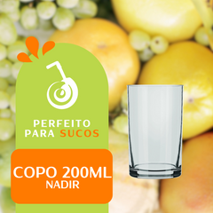 Copo de Vidro 200ml Nadir Nadir