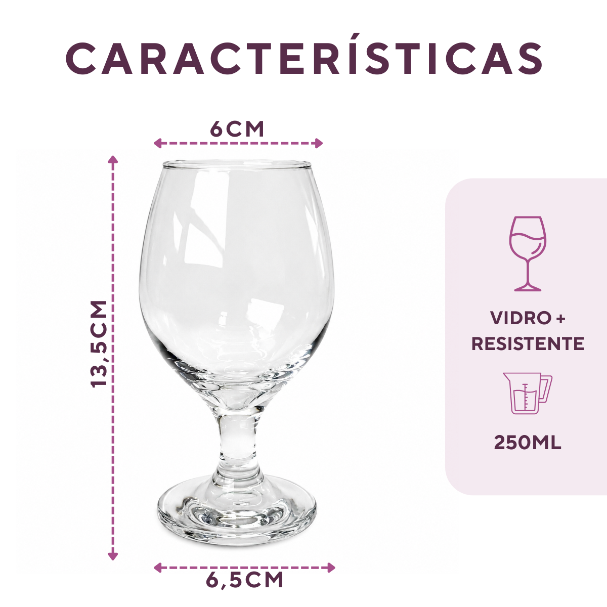 Taça Vinho Gallant 250ml