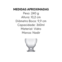 Taça Sorvete Samba Nadir 360ml Nadir