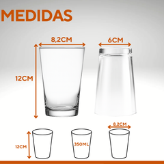 Copo Caldereta Vidro 350ml